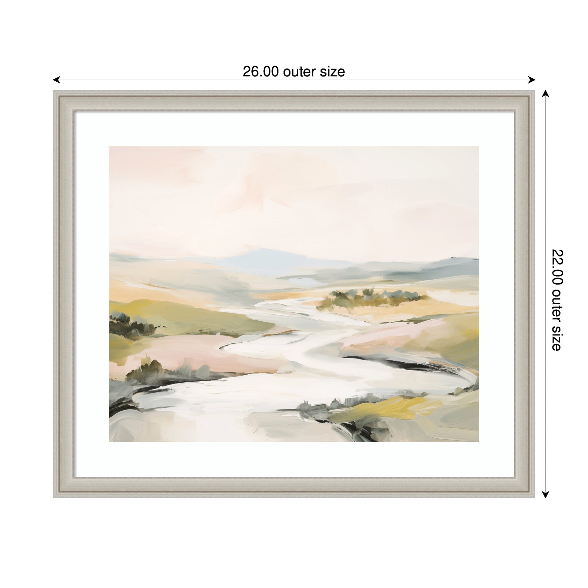 Tranquil Landscape No. 2 by Amy Lighthall Framed Wall Art Print