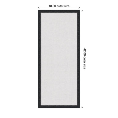 Pinboard 18x42 Bethany Black 2