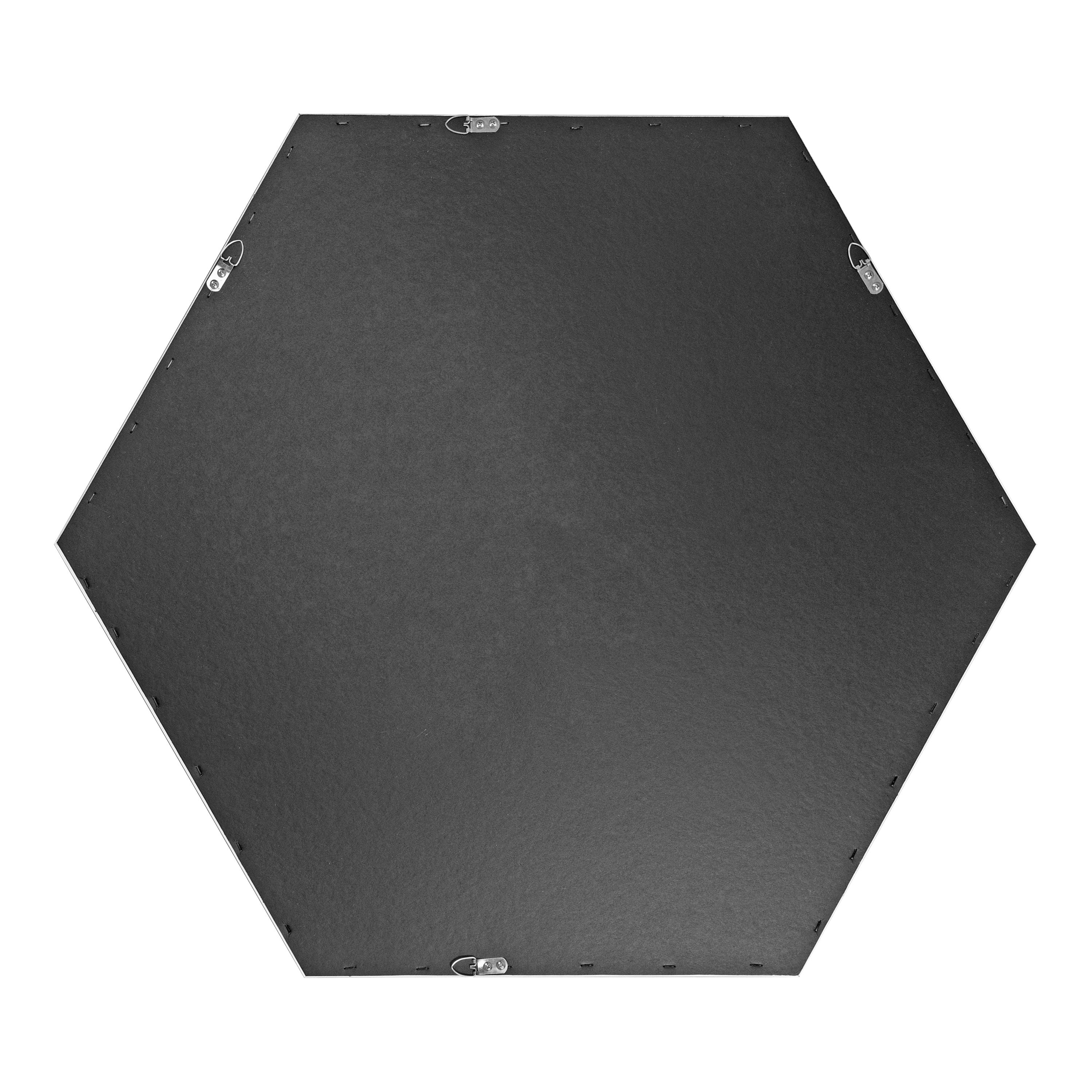 Hexagon Mirror Natural 30x30 4