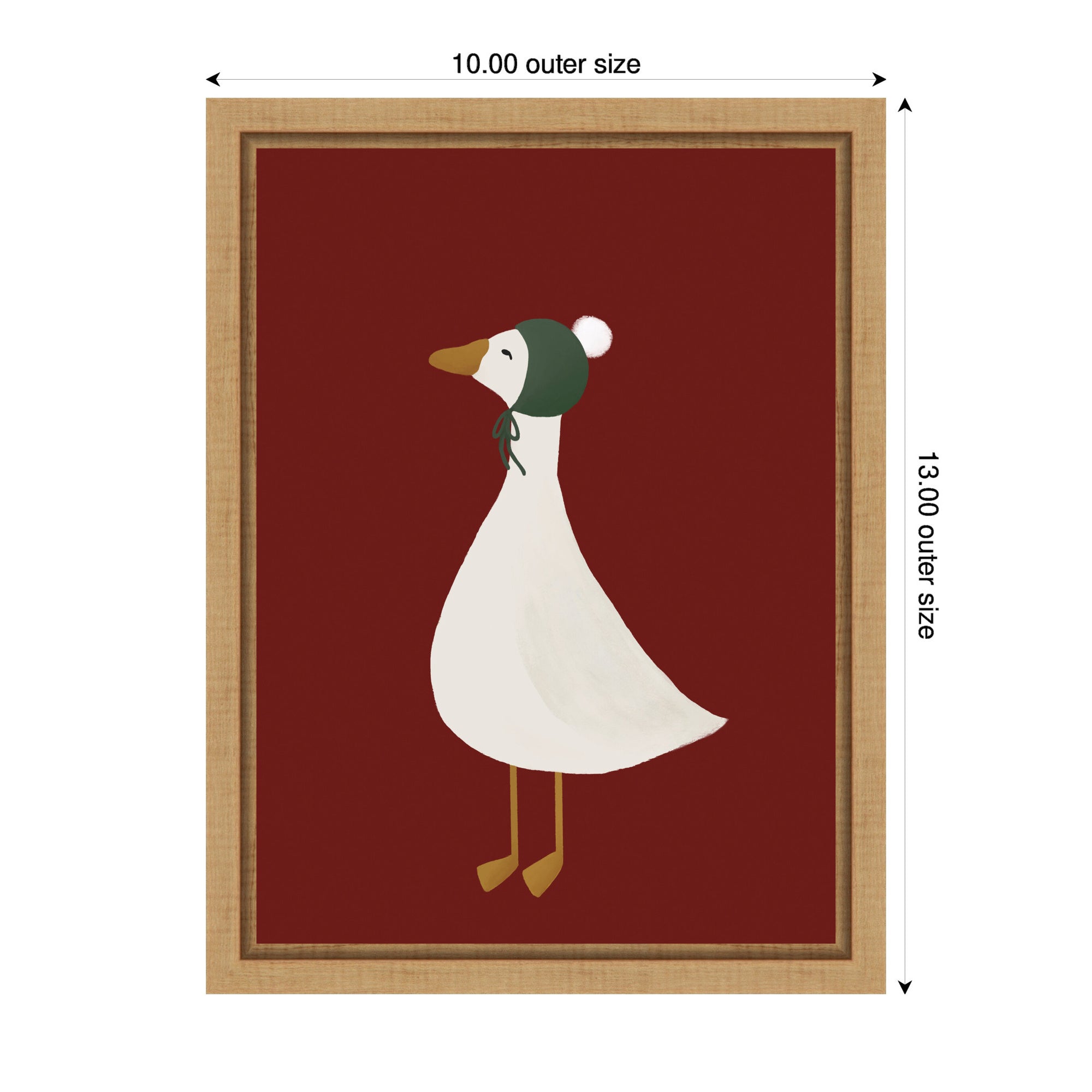 Framed Canvas Sylvie Natural 10x13 2