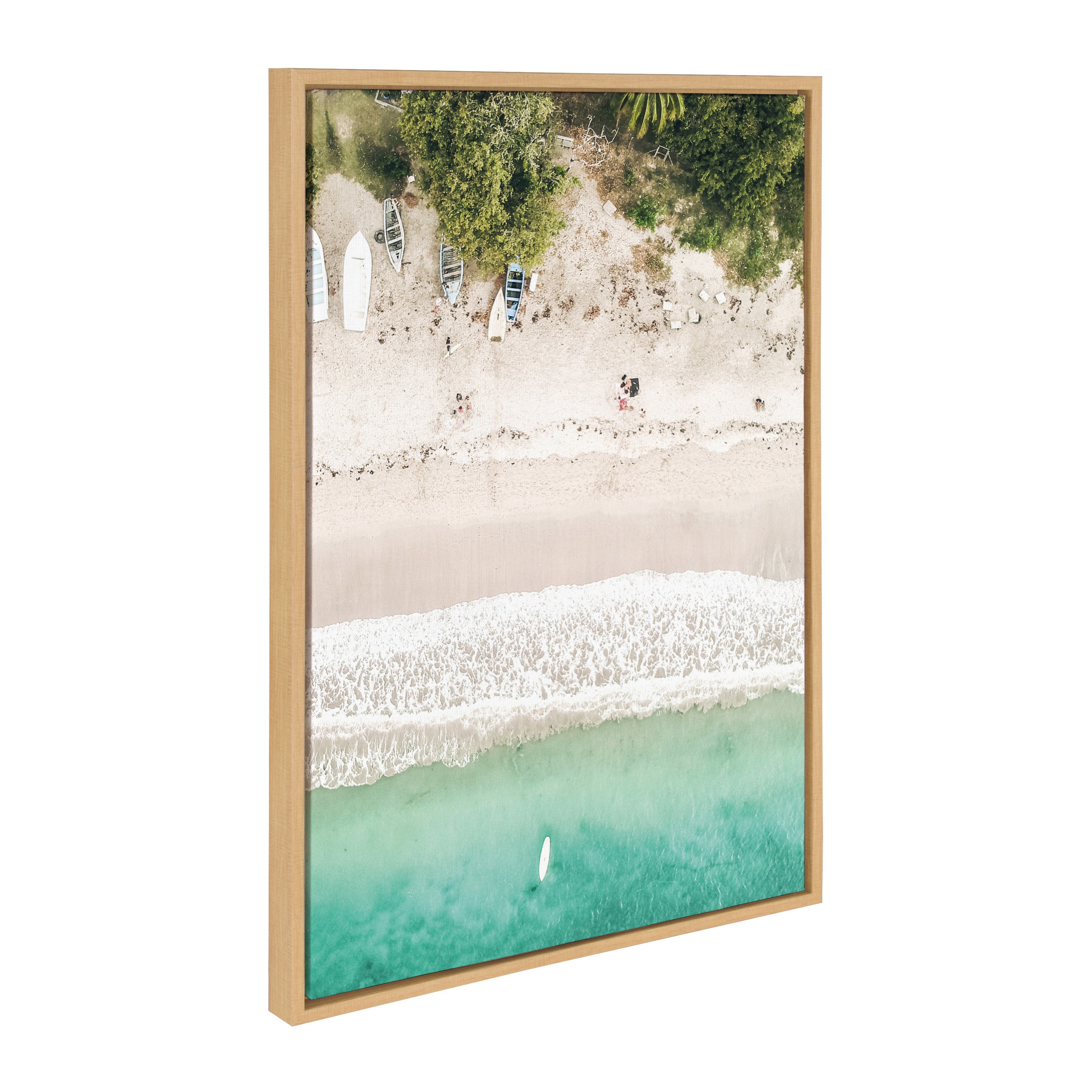 Framed Canvas Sylvie Natural 23x33 2