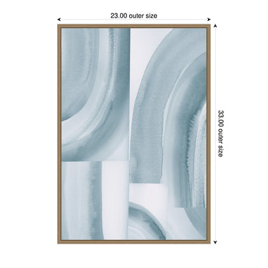 Framed Canvas Sylvie Dark Gold 23x33 2