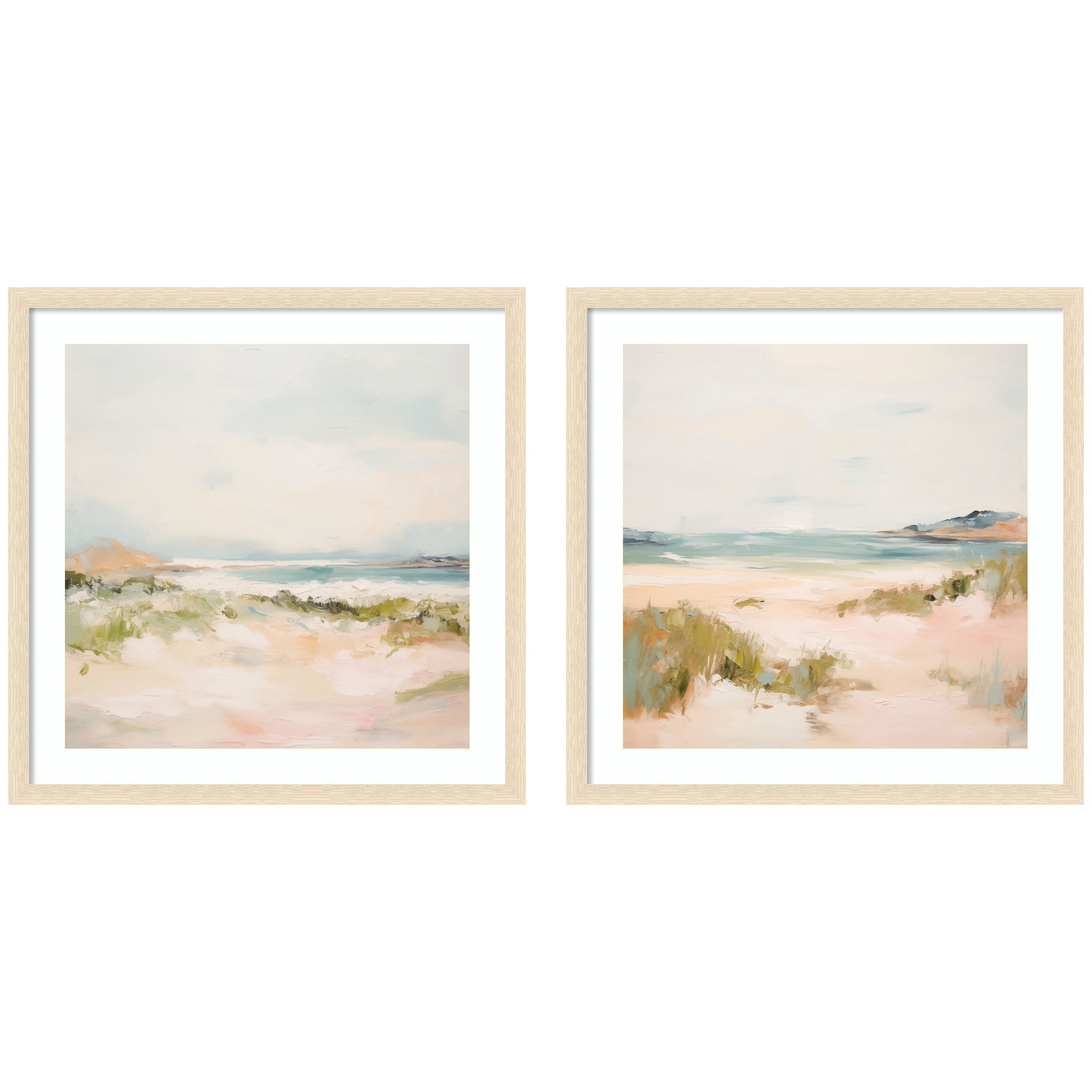 Tranquil Landscape 2 Piece Framed Wall Art Print Set by Amy Lighthall