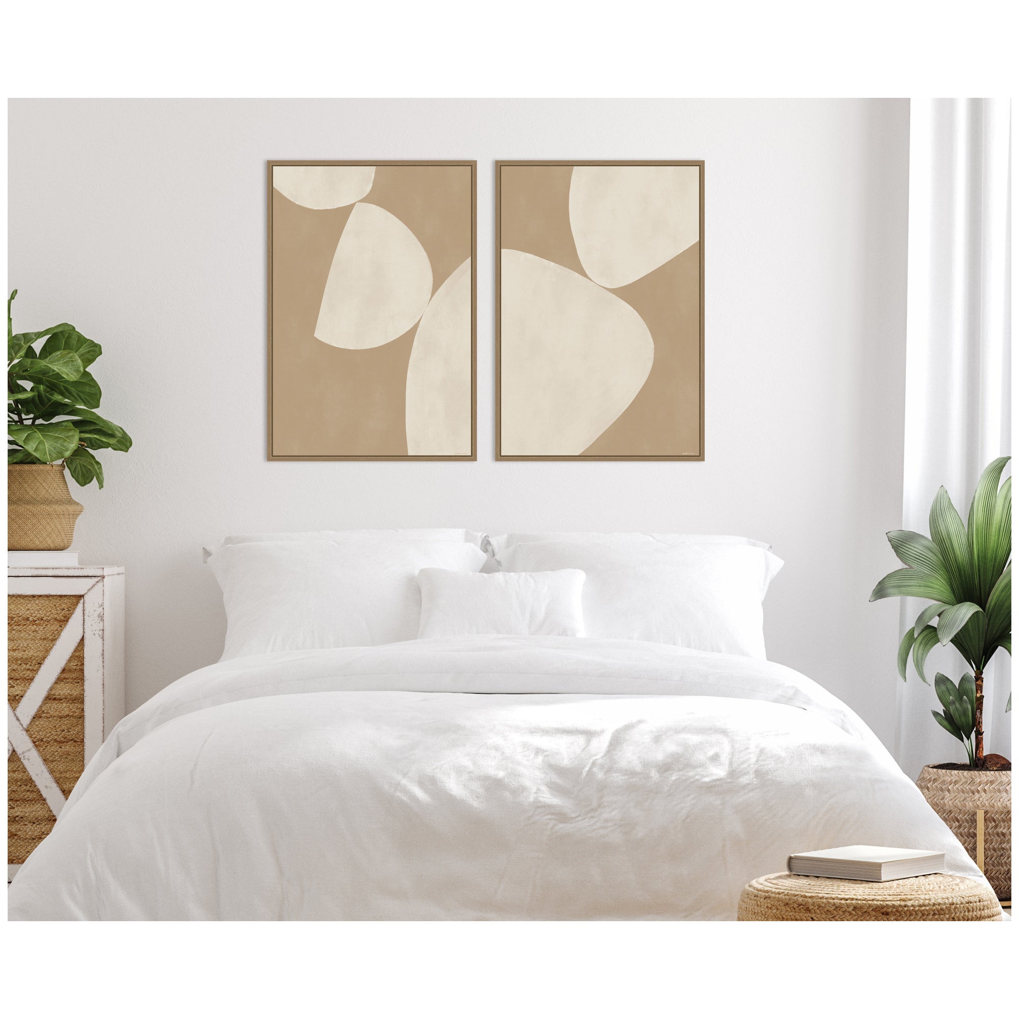 Art Set 2 Piece Set 23x33 Sylvie Dark Gold 6