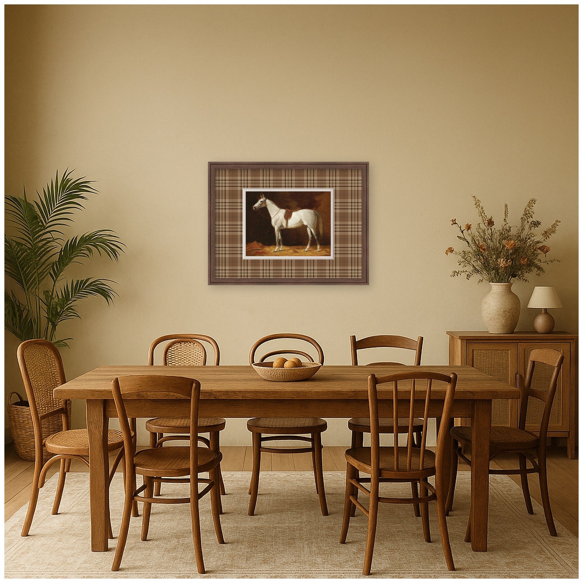 Framed Art 26x20 Florence Medium Brown 7
