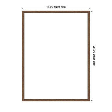 Art Set 2 Piece Set 18x24 Sylvie Walnut 2