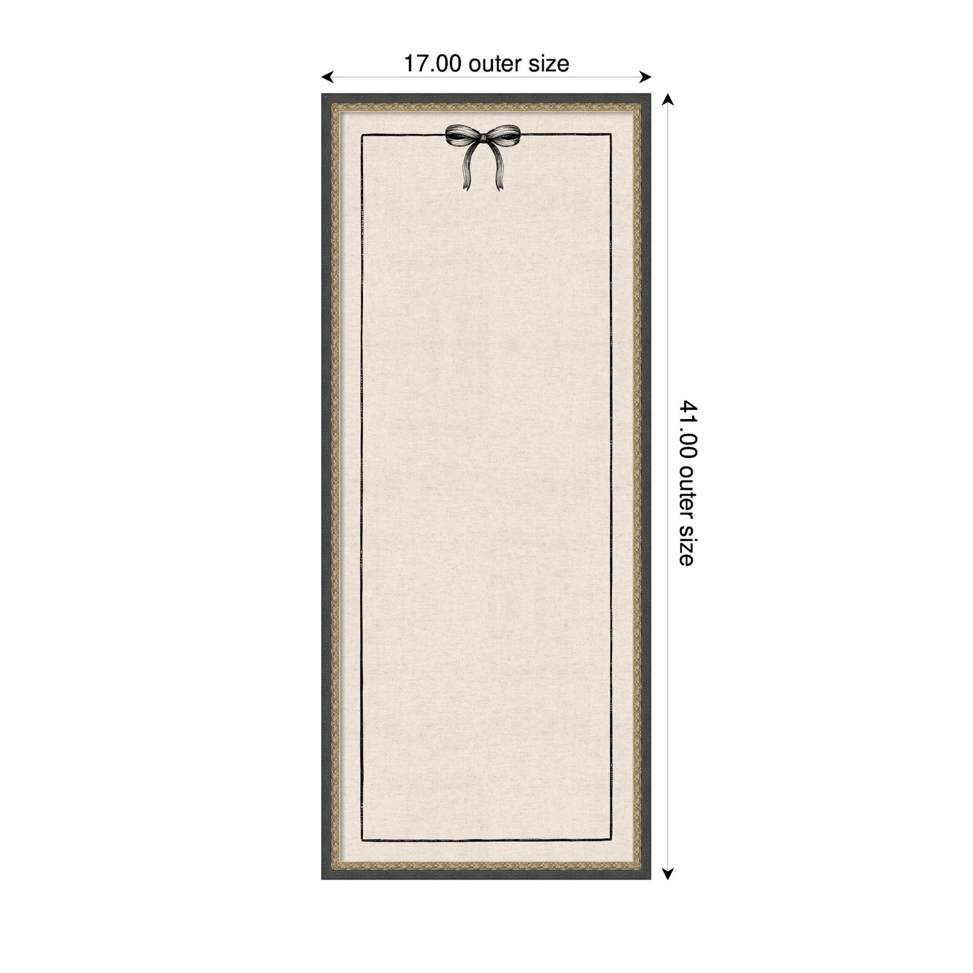Pinboard Matinee Black Bronze 17x41 2