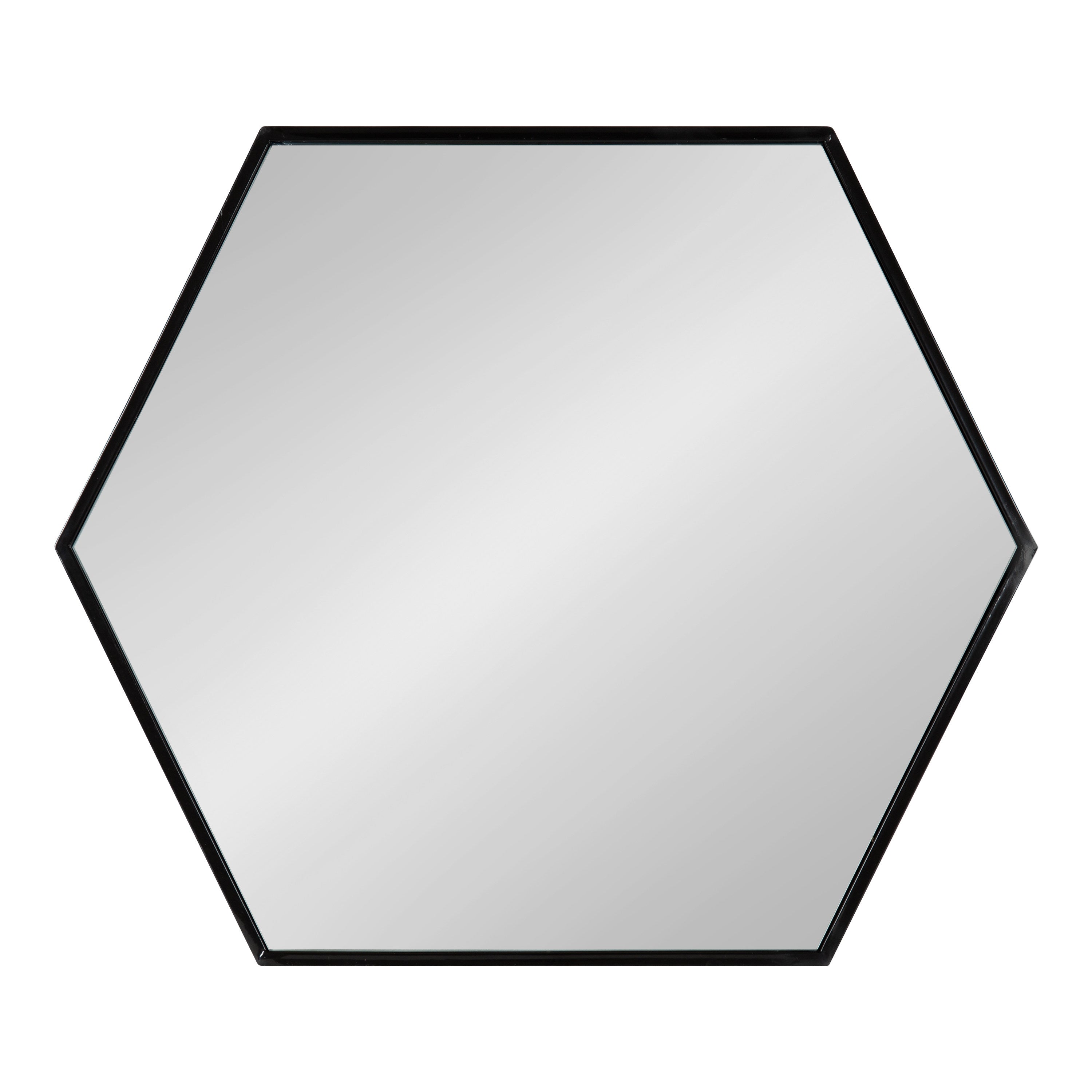 McNeer Hexagon Metal Wall Mirror