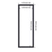 Dry Erase Board Florence Black 14x38 2