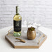 Single Tray Gold Gray 16" Diameter 6
