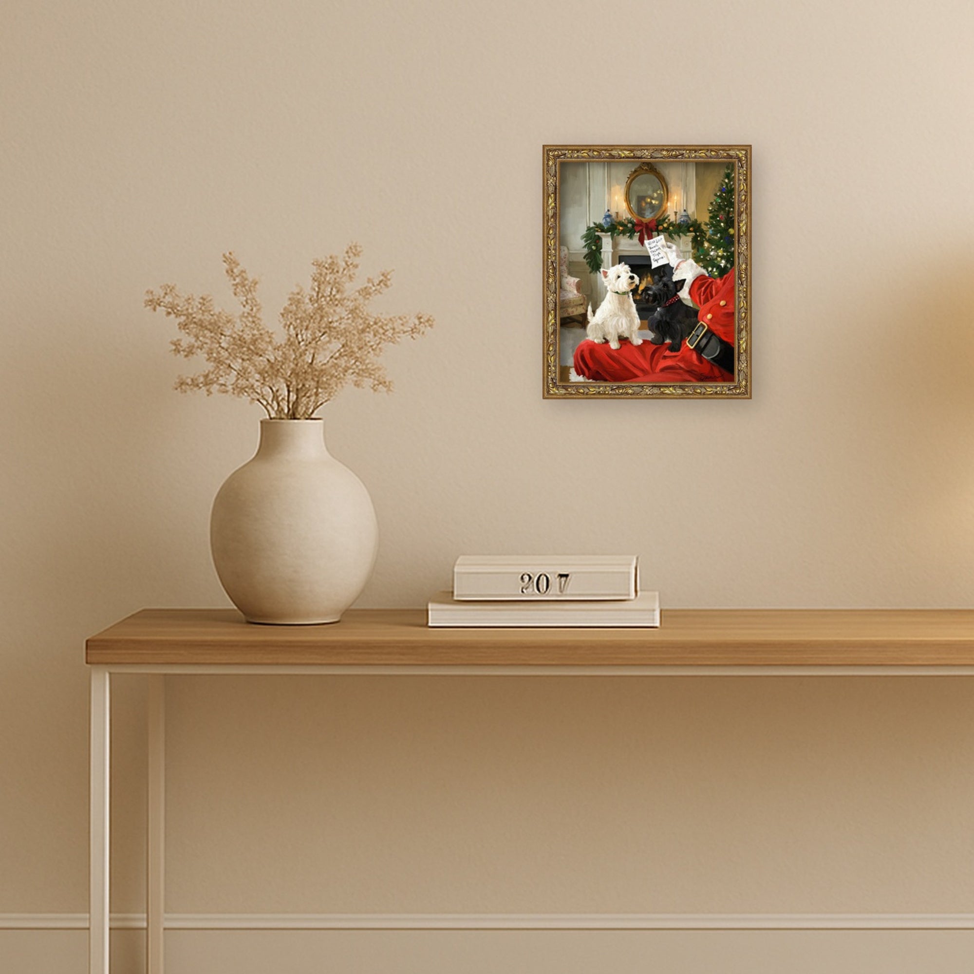 Mounted Canvas Belvedere Bronze 9x11 5