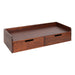 Floating Console Table Dark Brown 28x12x6.5 1