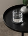 Side Table Black Dark Brown 14x14x24 7