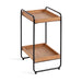 Side Table Natural Black 13x16x26 1