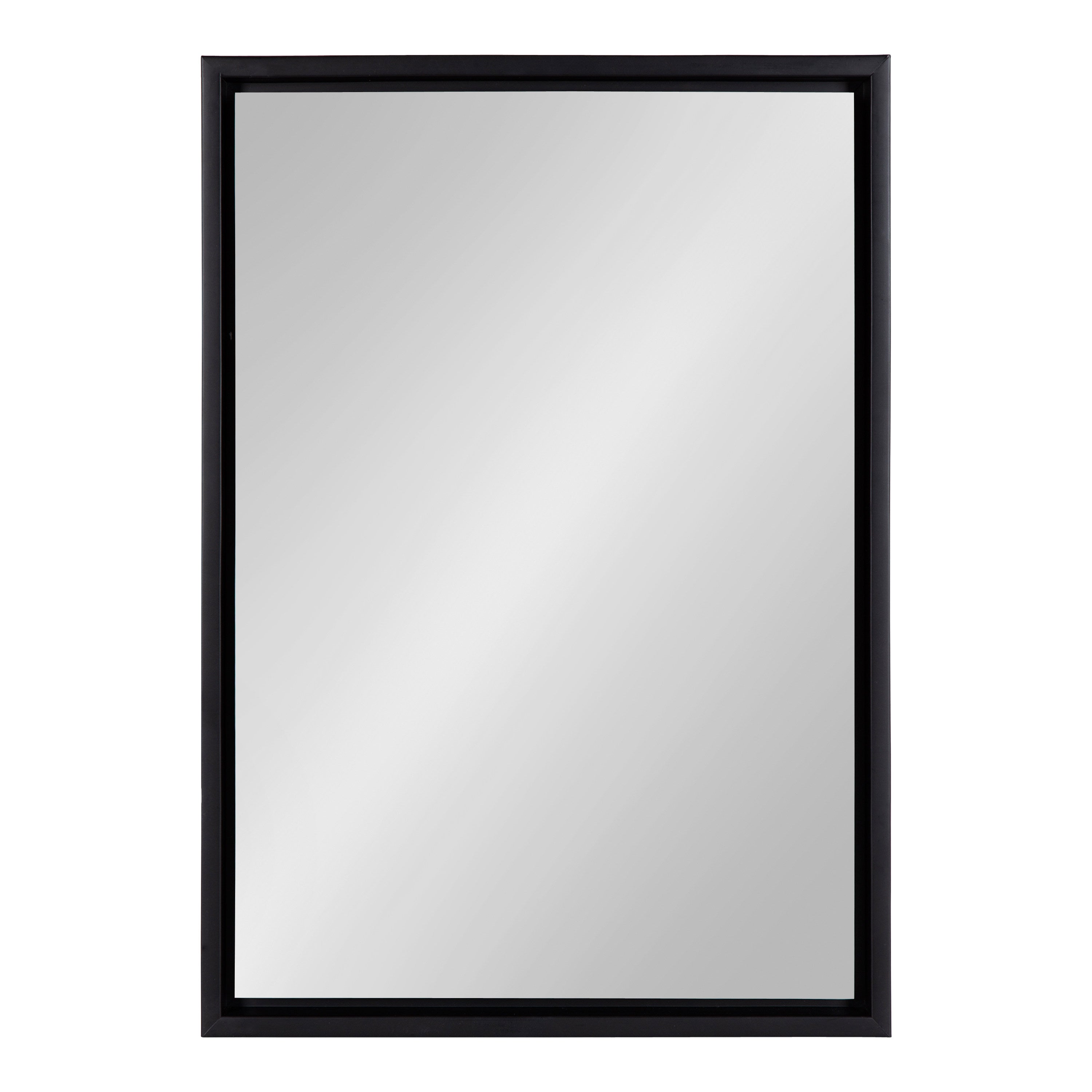 Rectangle Mirror Black 18x24 2