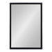 Rectangle Mirror Black 18x24 2