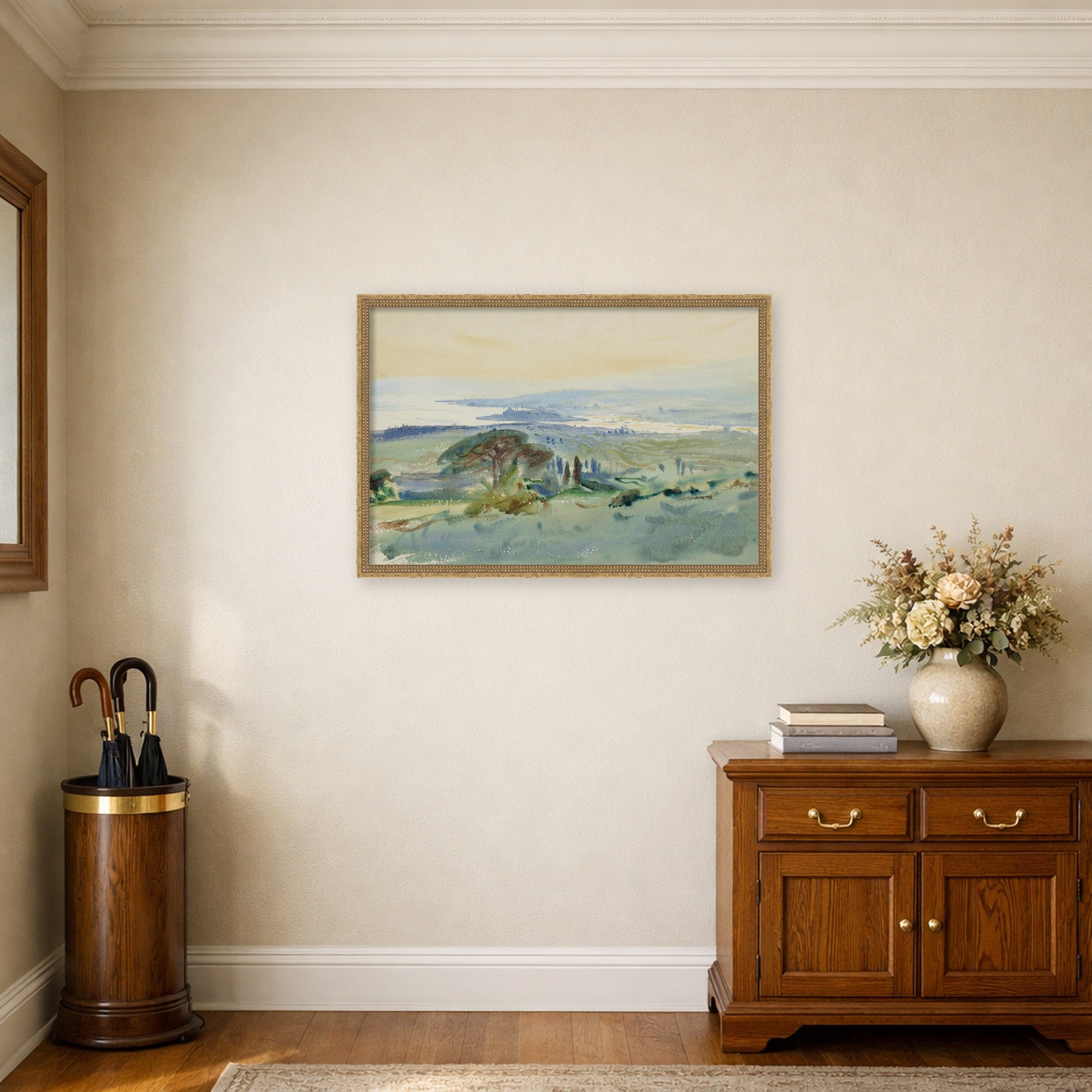 Mounted Canvas 38x26 Sylvie Dark Gold 6
