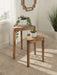Nesting Table Natural 2 Piece 7