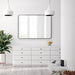 Rectangle Mirror Black 30x42 6
