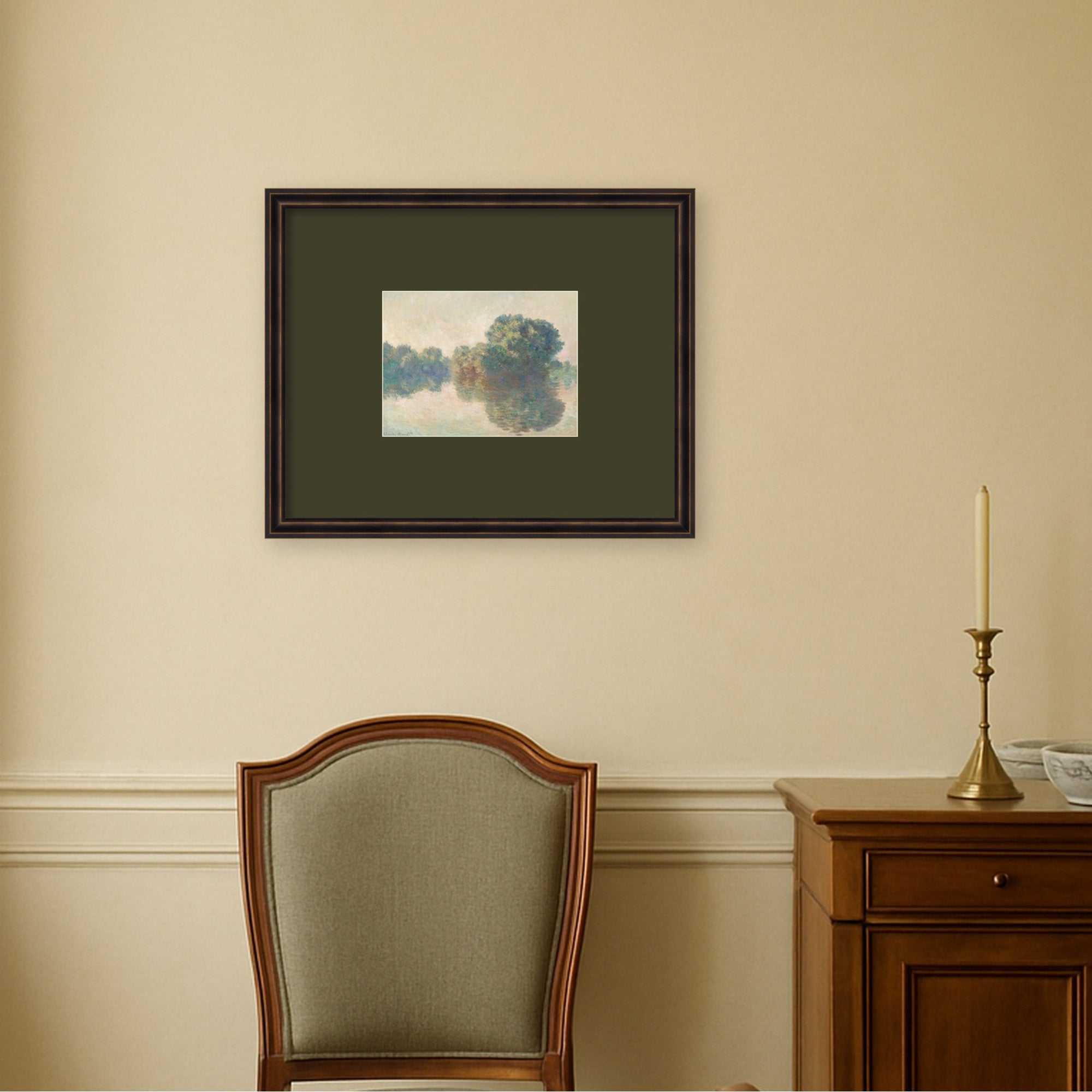 Framed Art 22x18 Dark Bronze Scoop 7