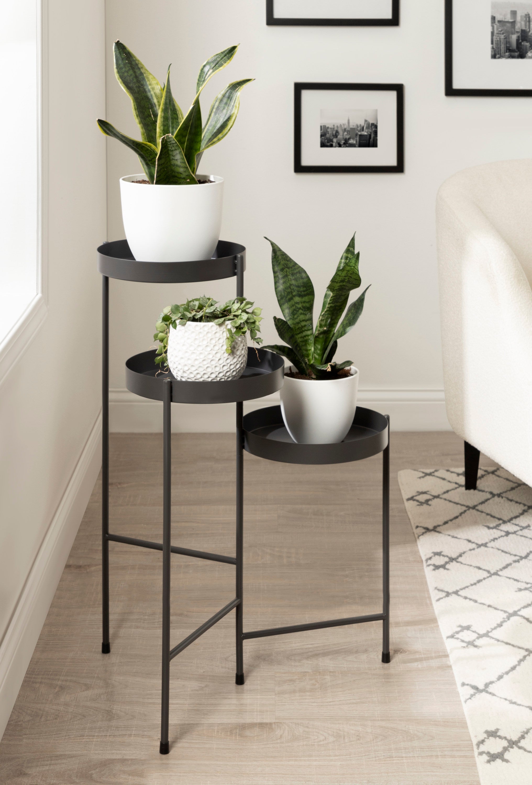 Plant Stand Gray 16x21x30 5