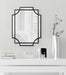 Scallop Mirror 18x24 Black 6