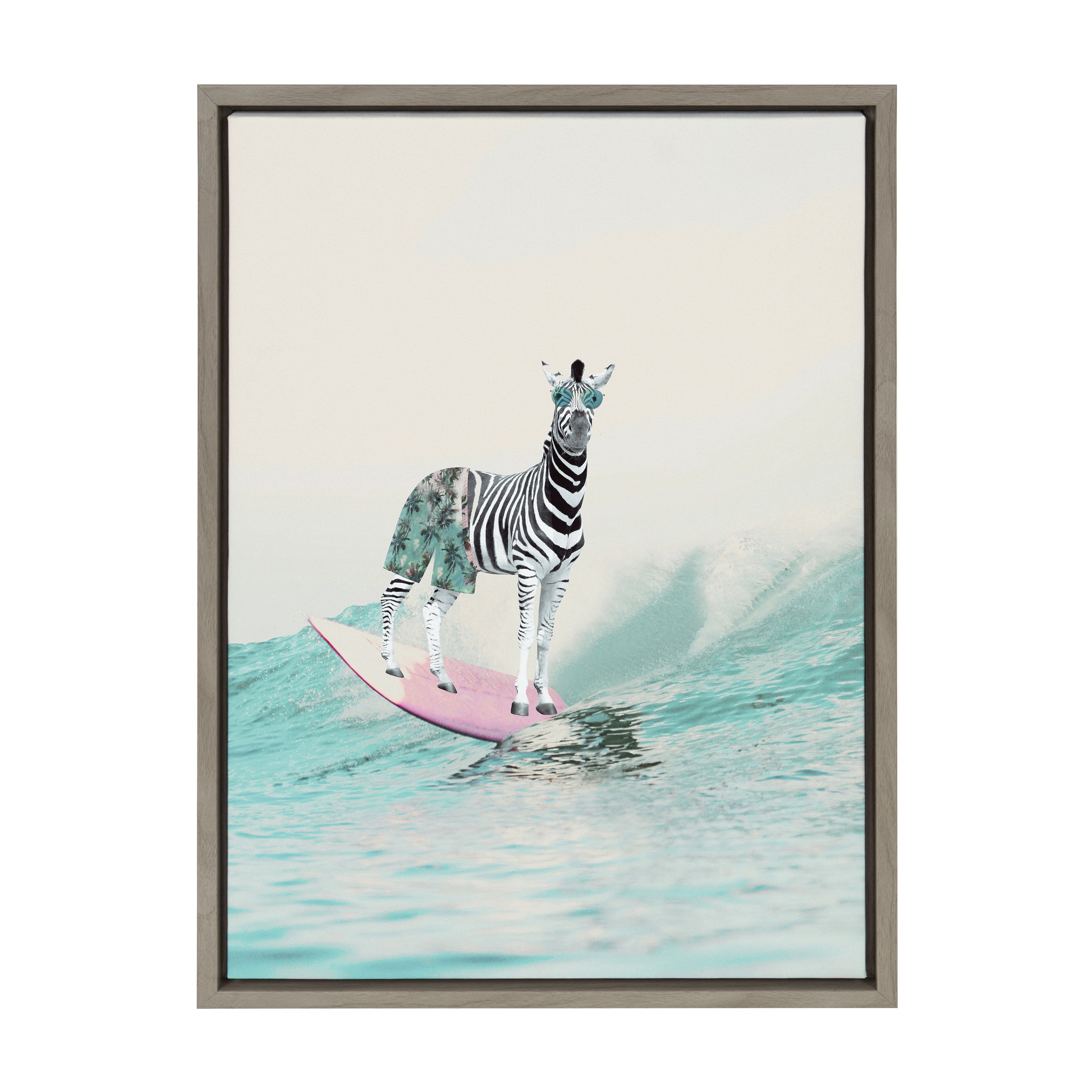 Framed Canvas Sylvie Graywash 18x24 2