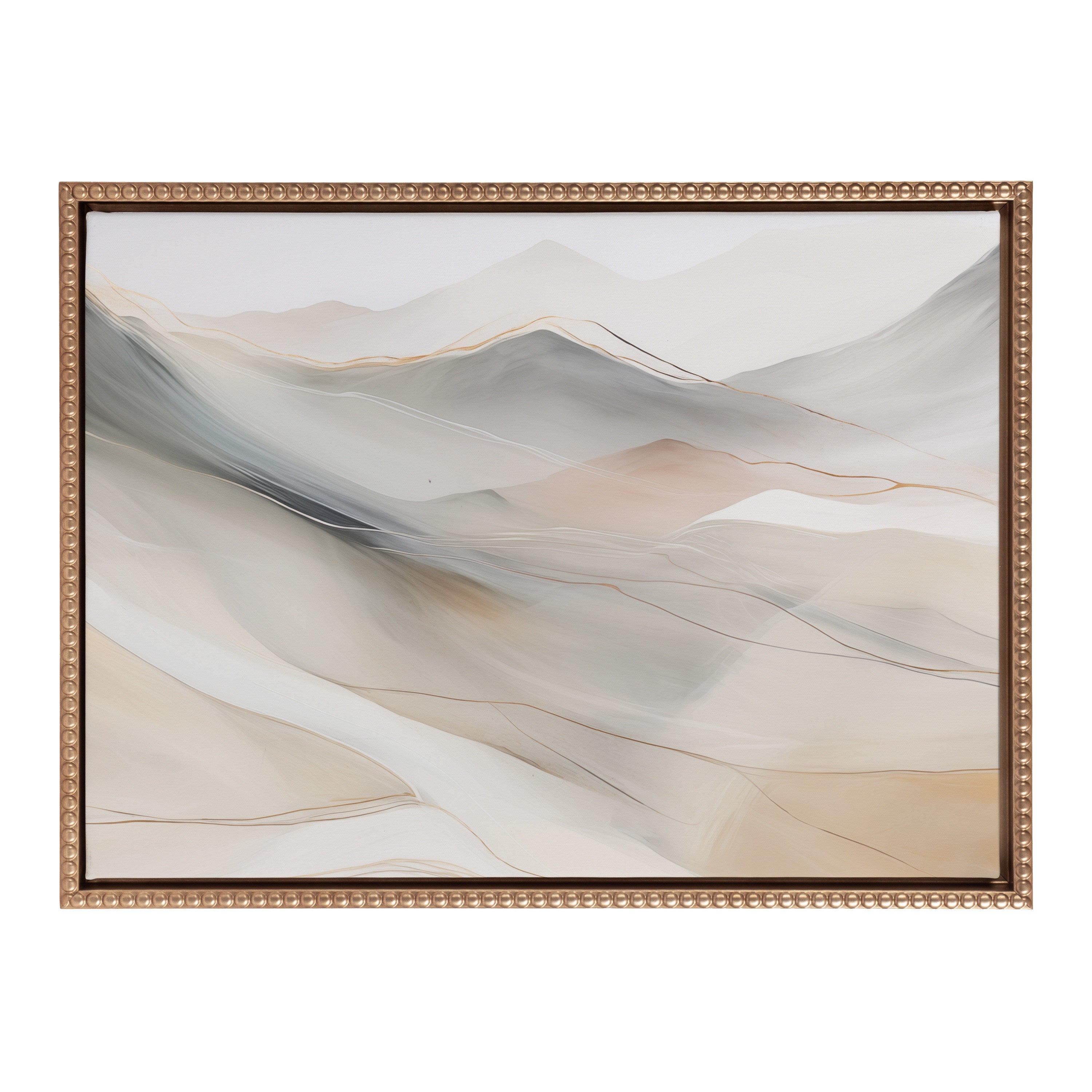 Framed Canvas 18x24 Sylvie Beaded Dark Gold 2