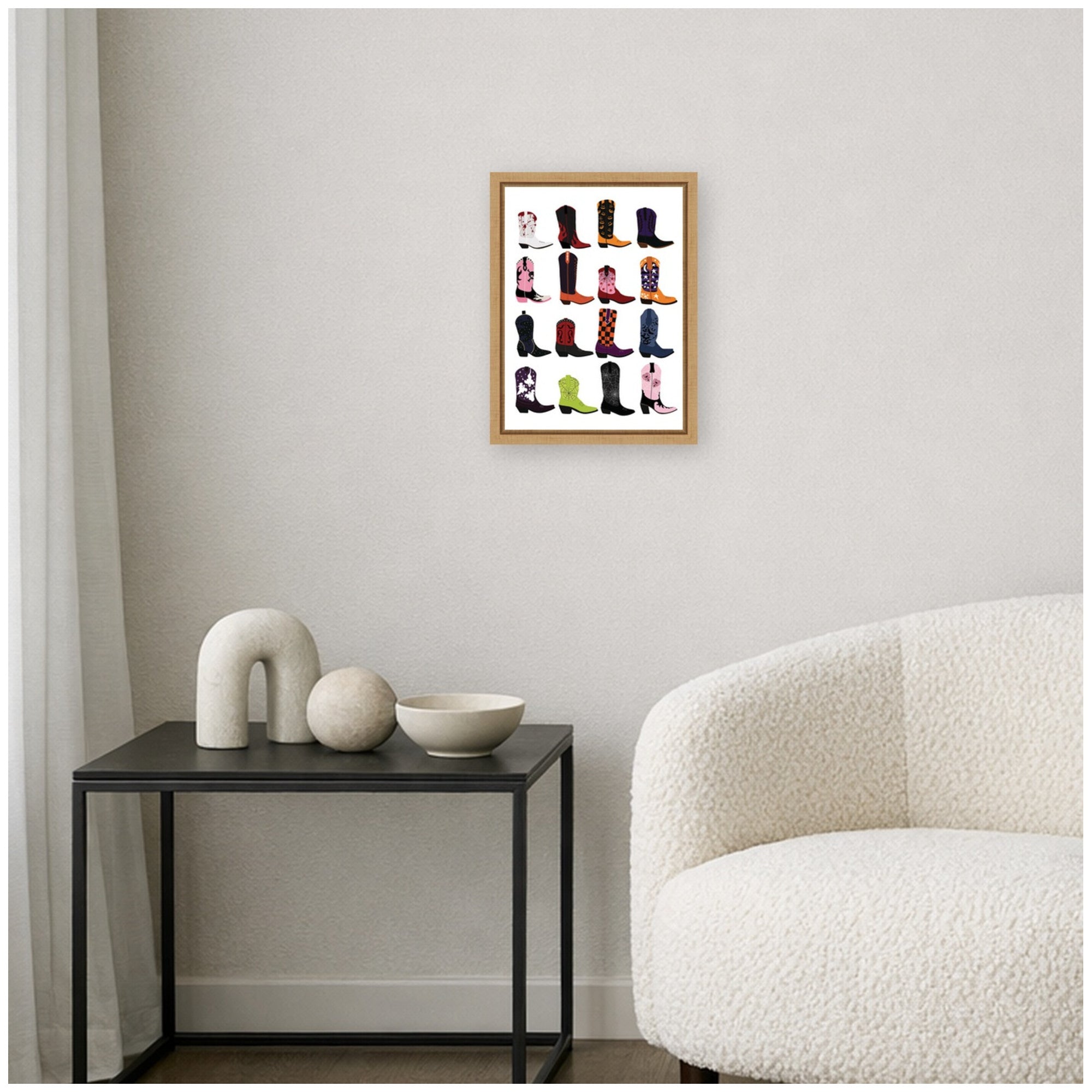 Framed Canvas 10x13 Sylvie Natural 6