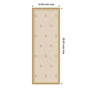Magnetic Canvas 14x38 Florence Gold 2