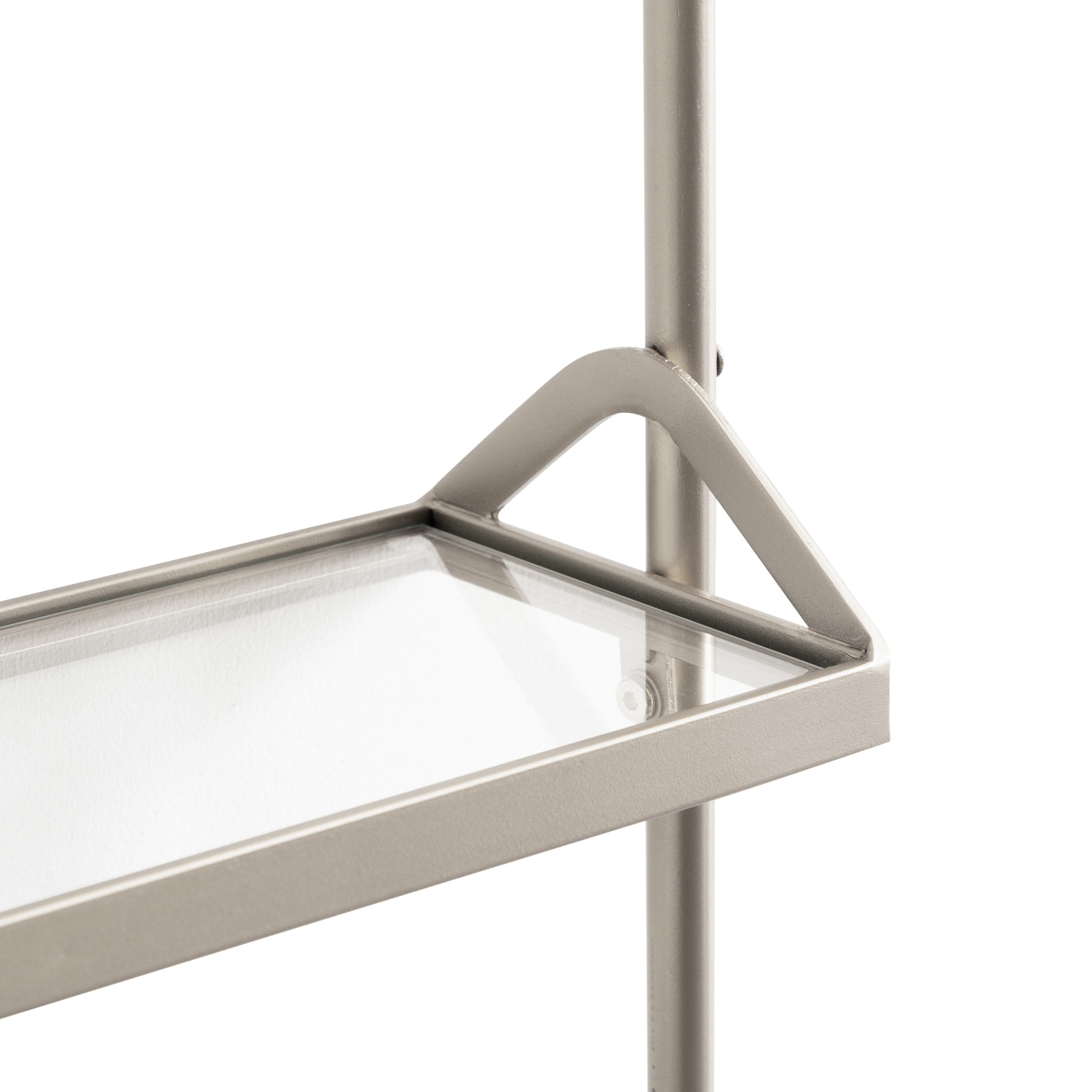 Accent Shelf Silver 18x6x30 3