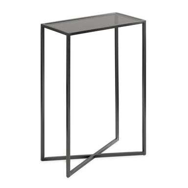 Side Table Black Pewter 16x8x24 1