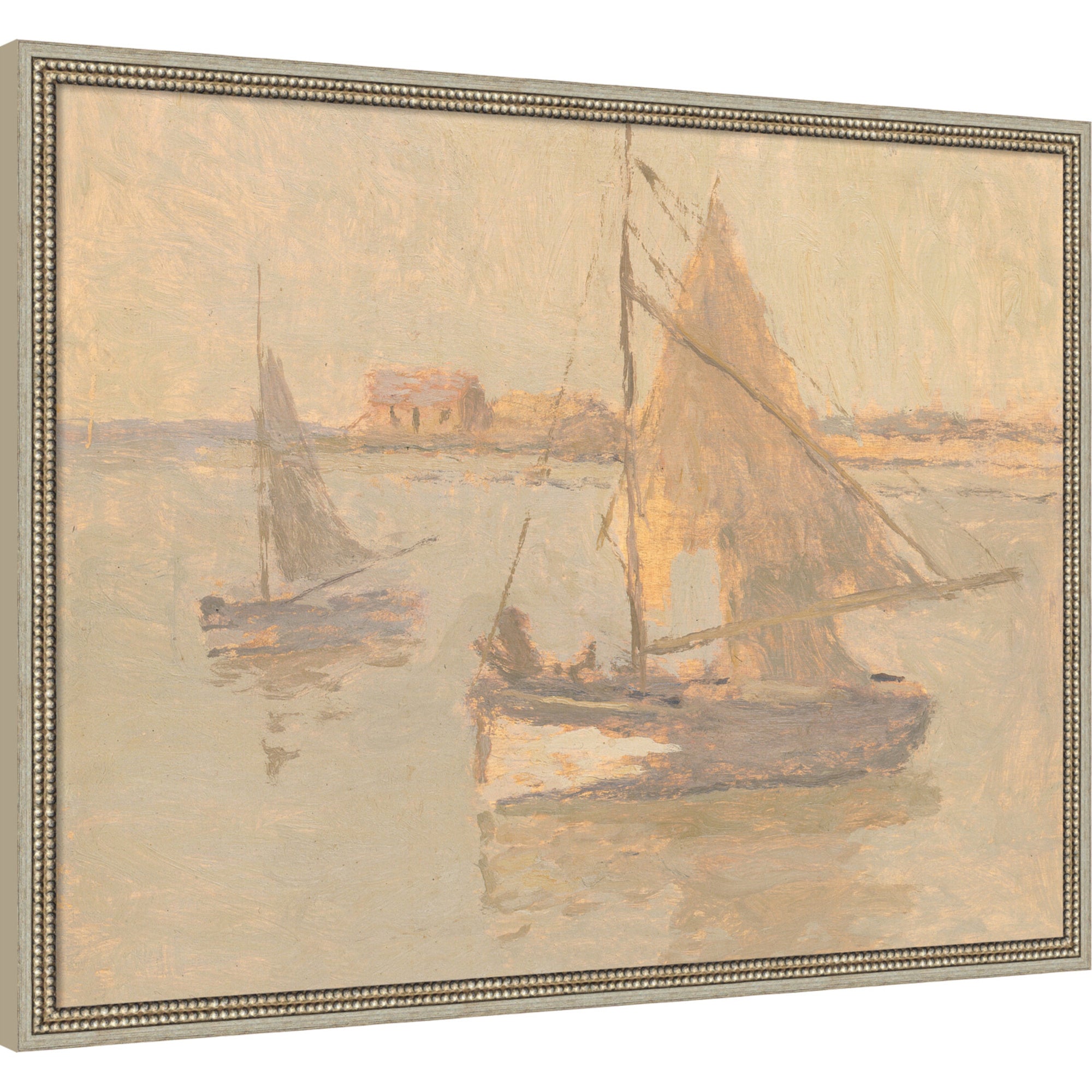 Mounted Canvas 38x29 Castellan Silver 5