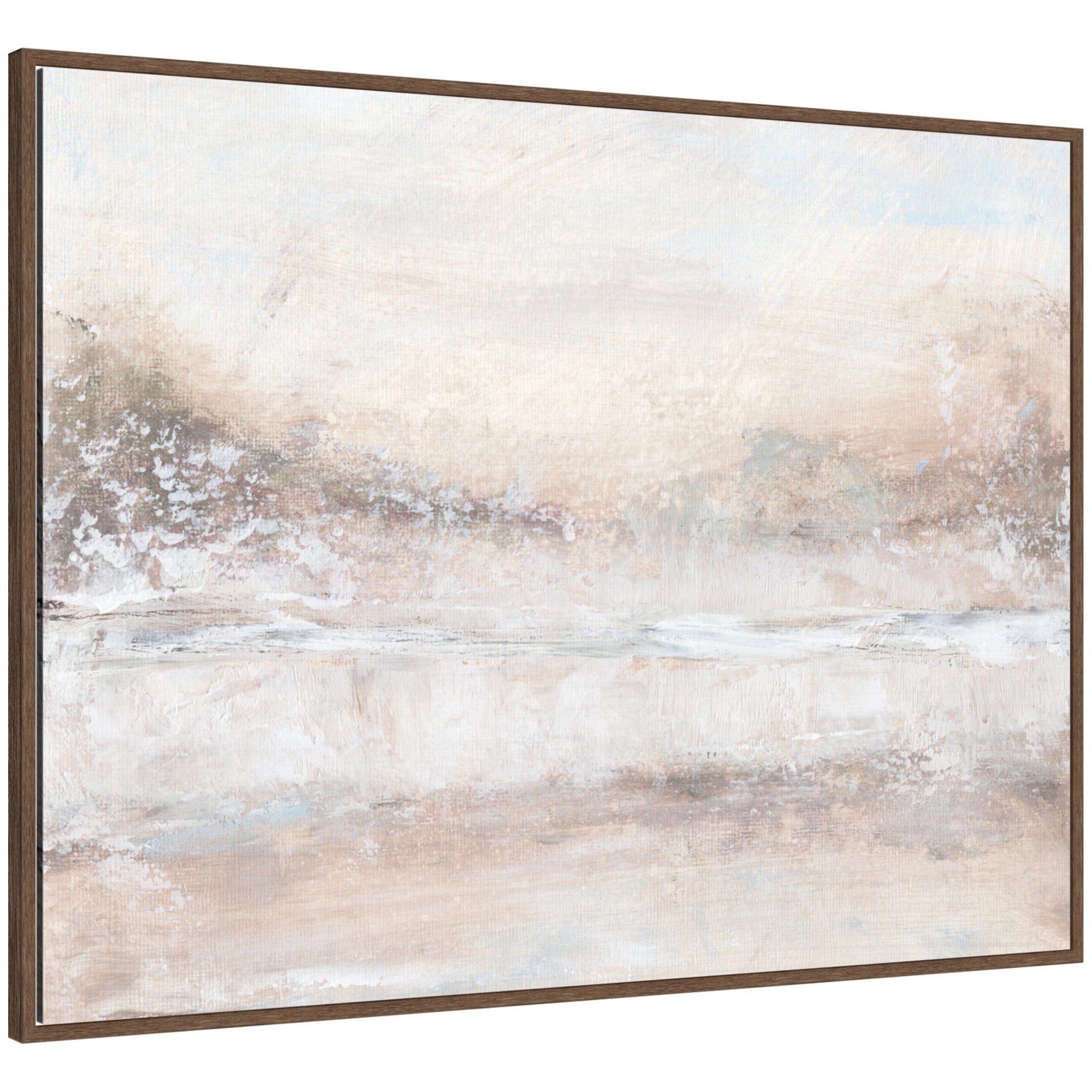 Framed Canvas 42x32 Sylvie Walnut 1