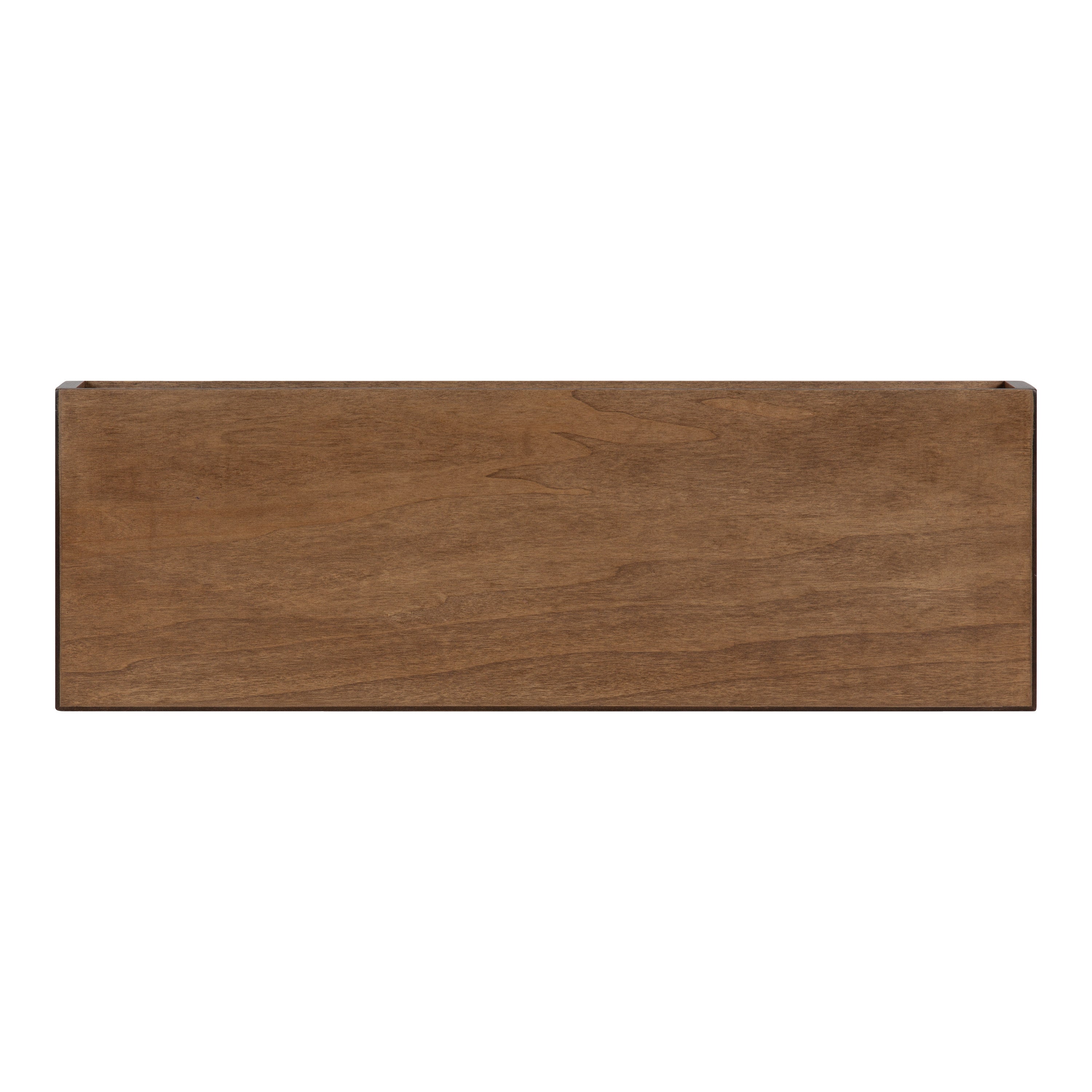 Floating Shelf 2 Piece 24 Inch Rustic Brown 5