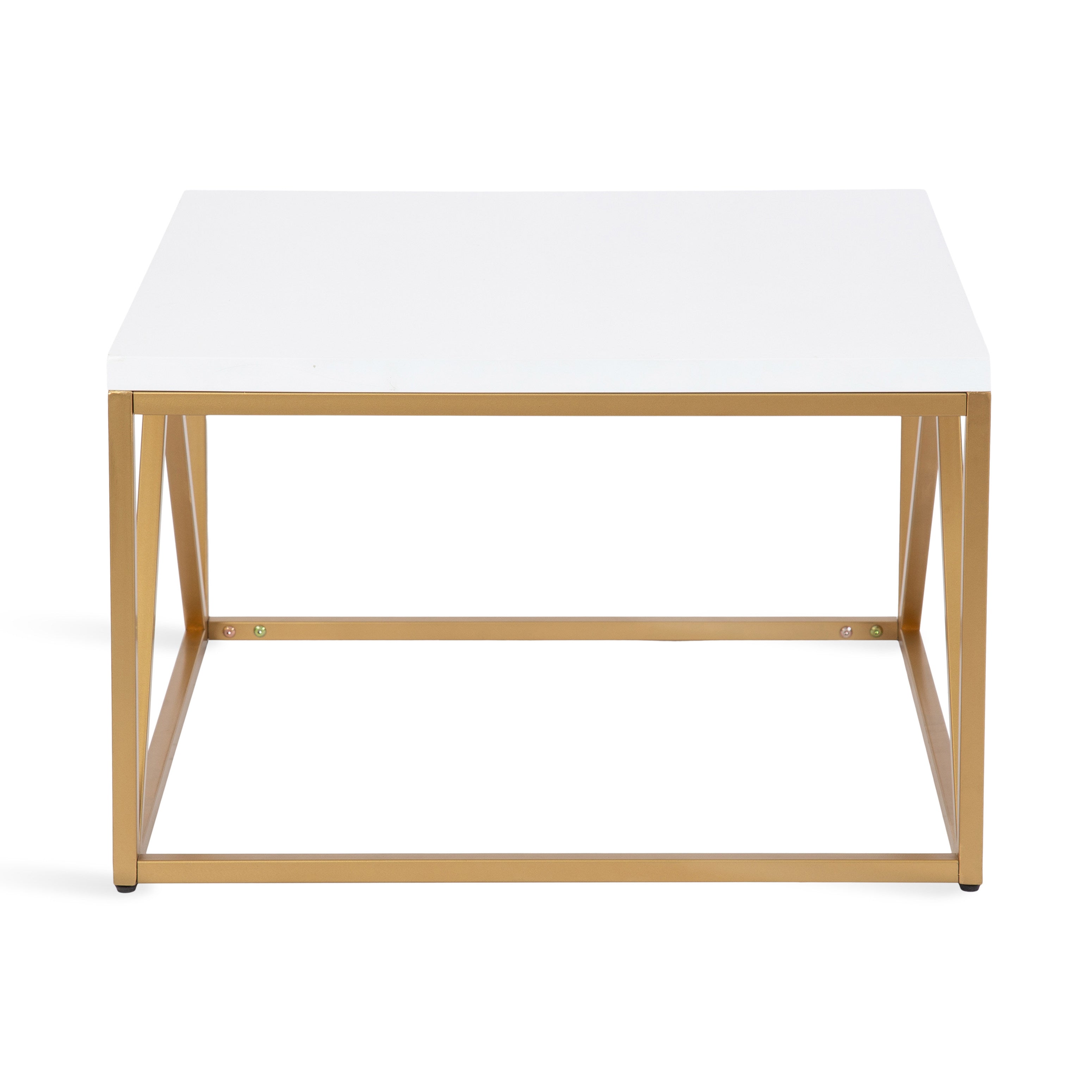 Kaya Wood and Metal Coffee Table