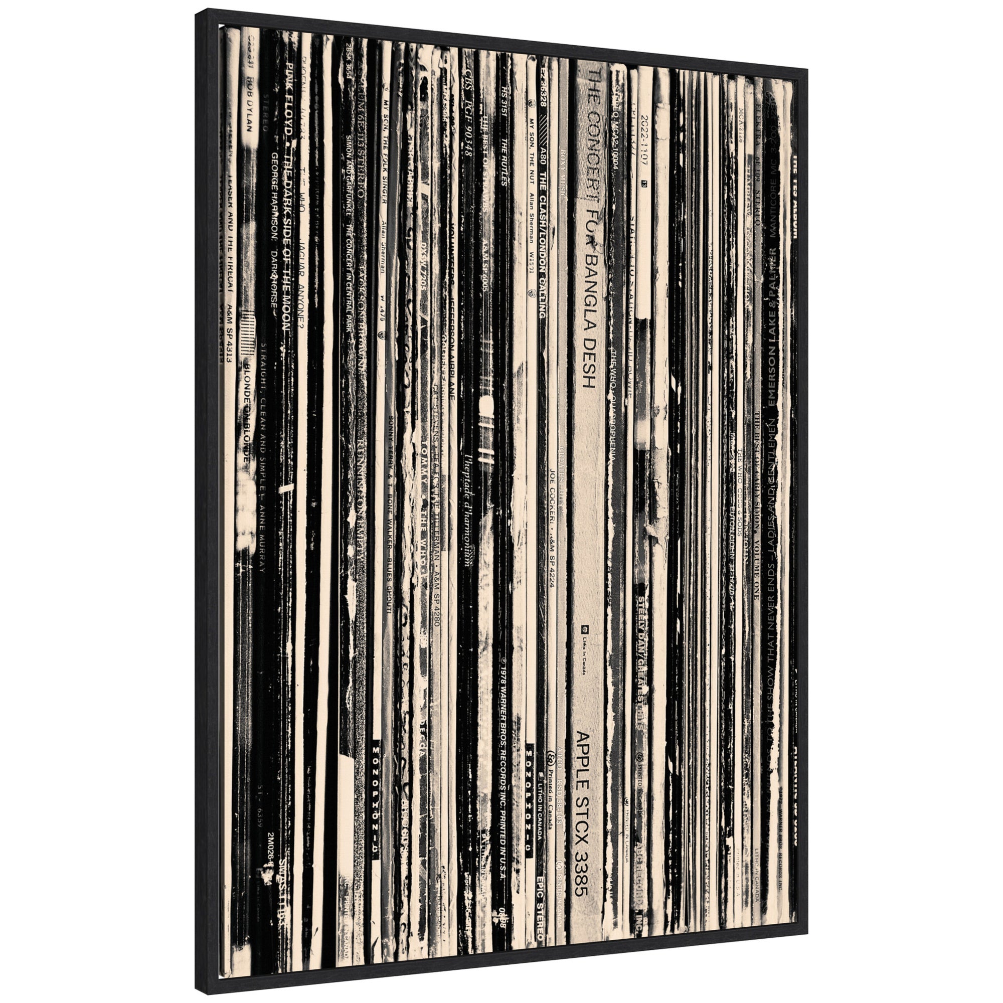 Framed Canvas Sylvie Black 28x38 1