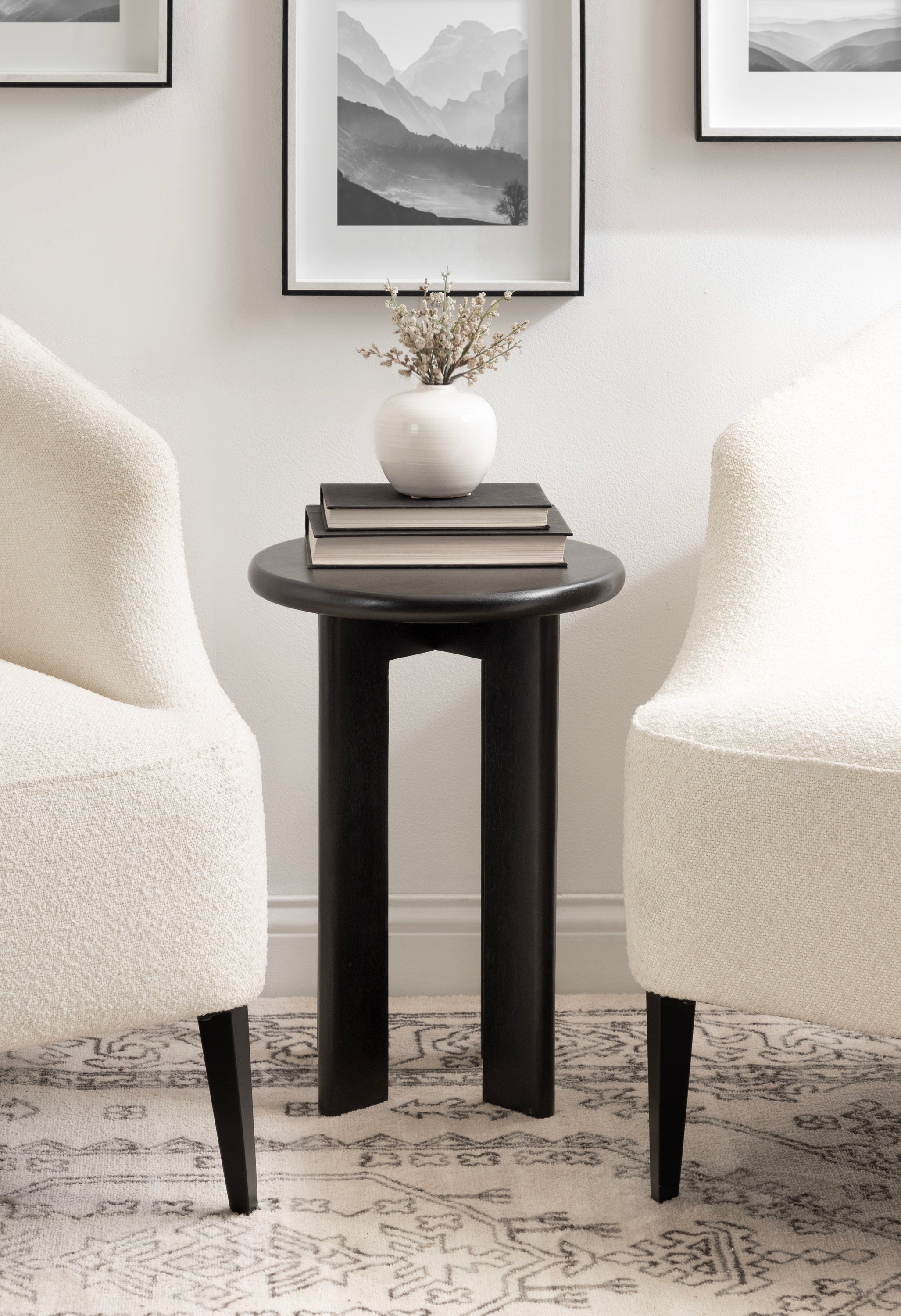Side Table Black 14x14x20 7