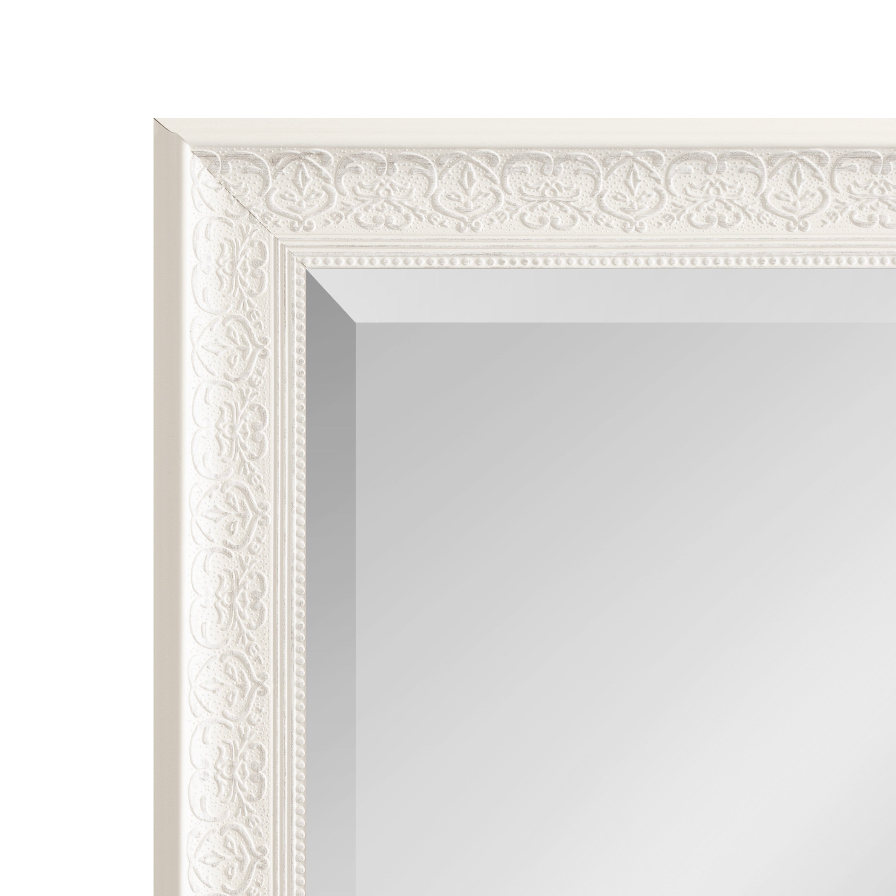 Rectangle Mirror White 22.5x28.5 3