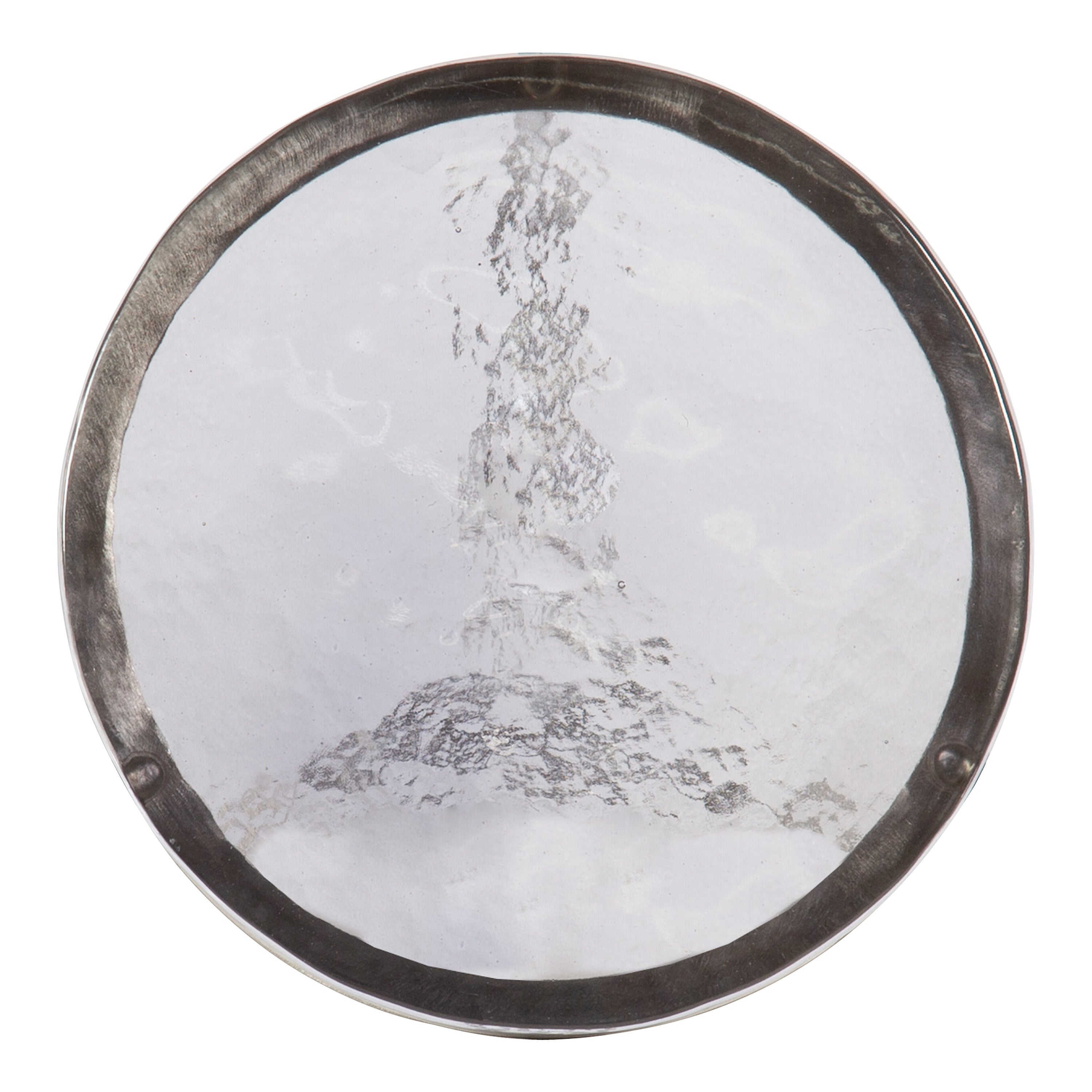 Drink Table Gray Silver 9x9x23 5
