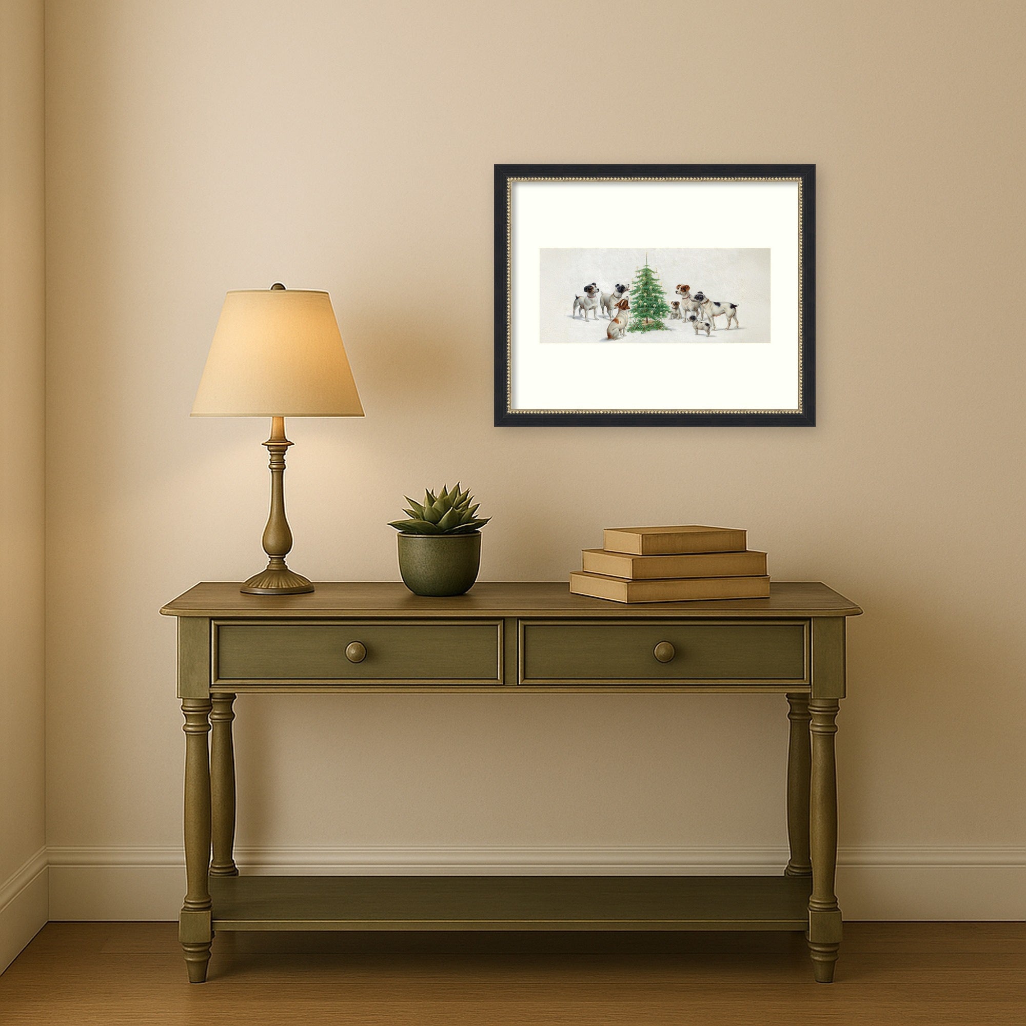 Framed Art Belmont Black 22x18 5