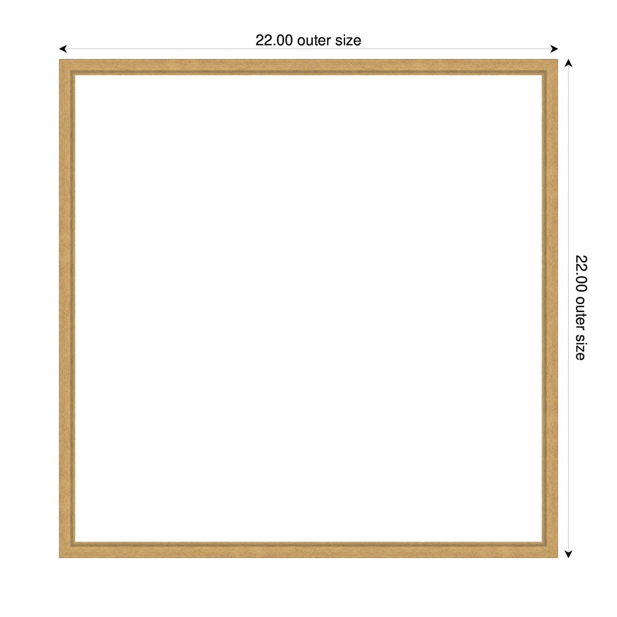 Art Set 2 Piece Set 22x22 Sylvie Bright Gold 2