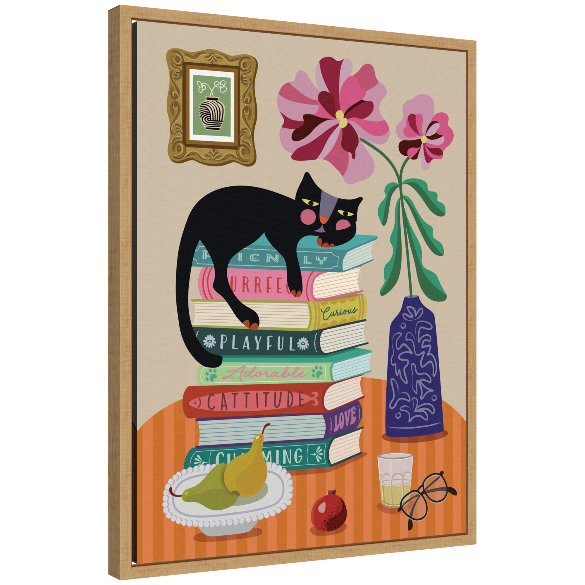 Framed Canvas 18x24 Sylvie Natural 1