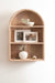 Accent Shelf Natural Beige 18x6x26 6
