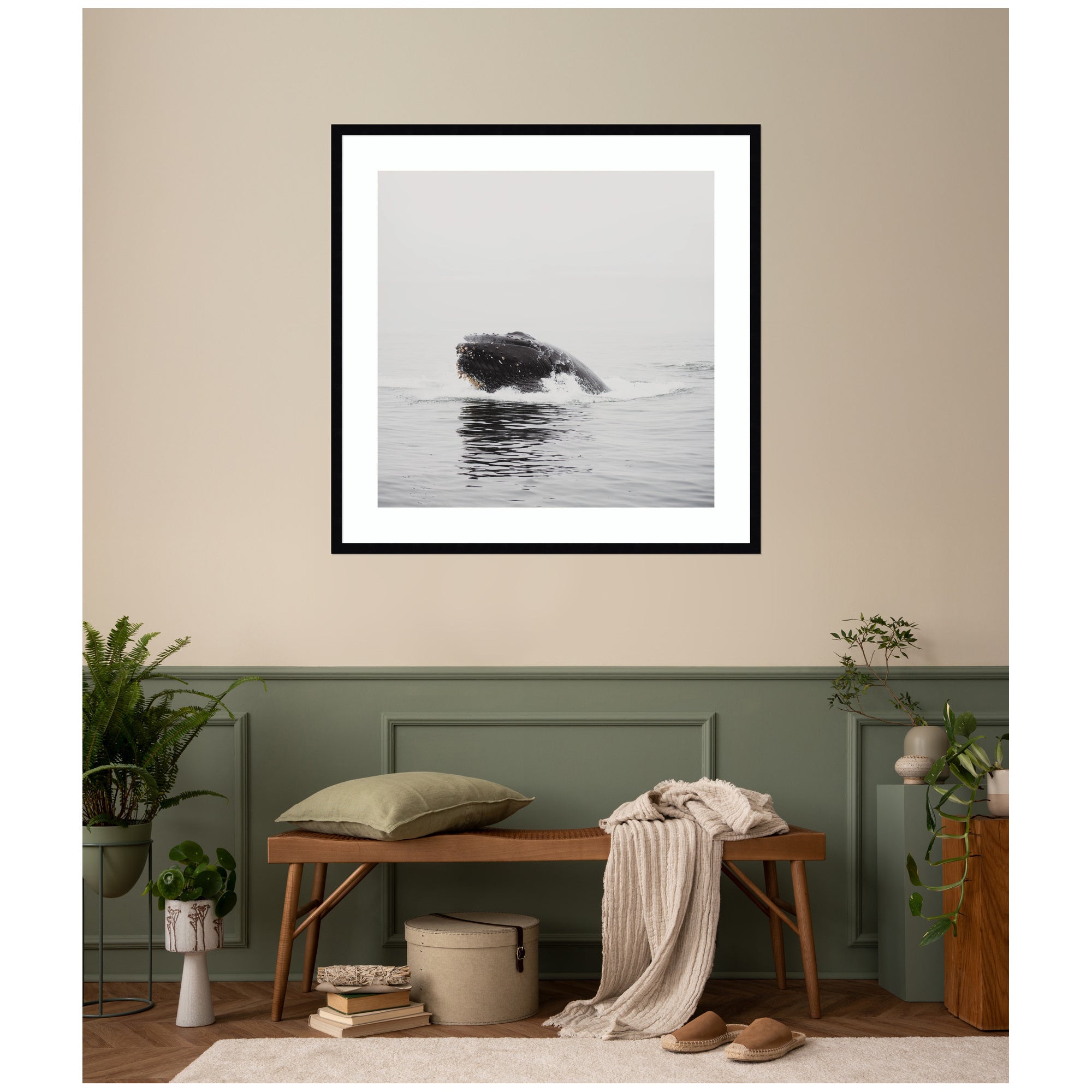 Framed Art Svelte Noir Black 33x33 7