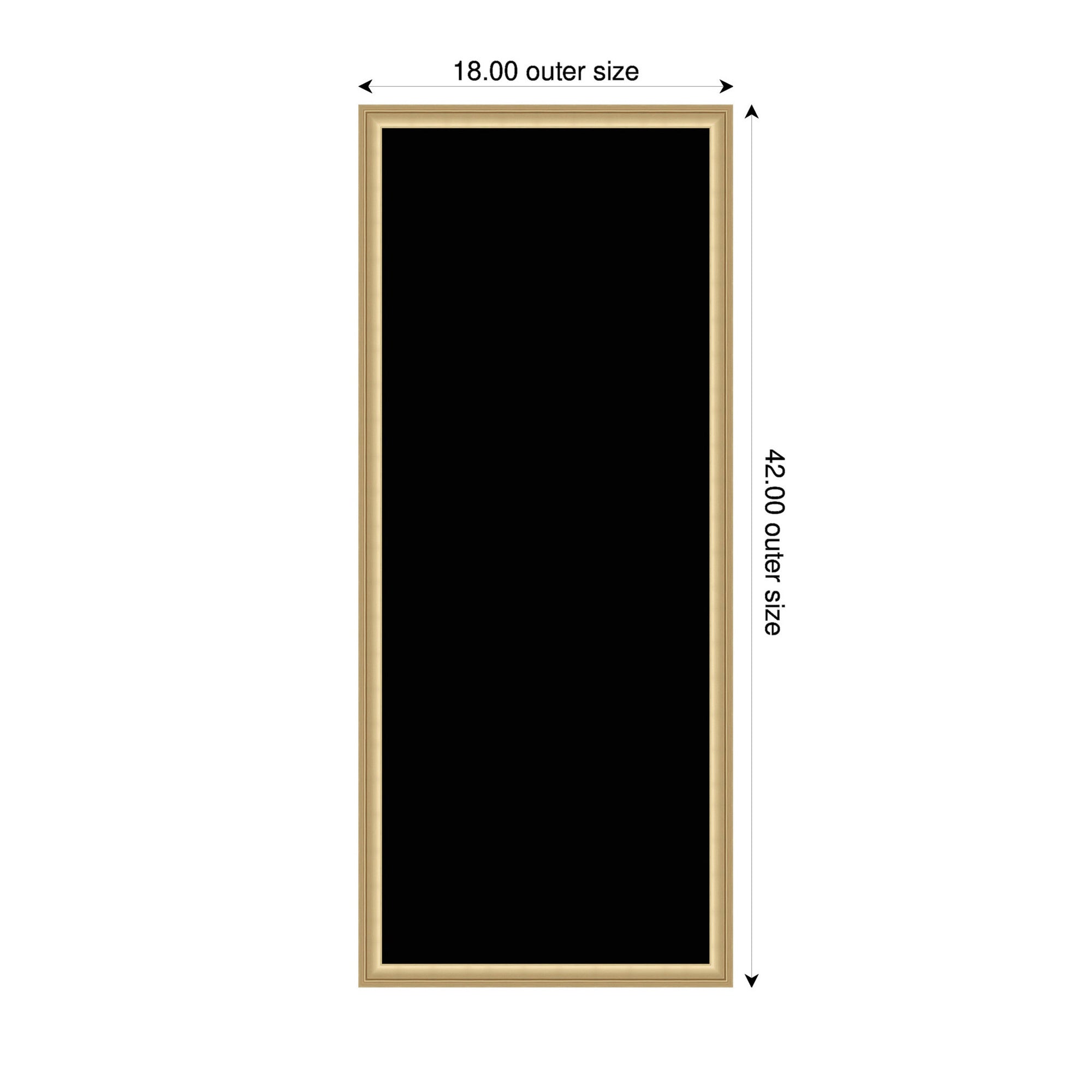 Framed Fabric Pinboard Black Wall Organization