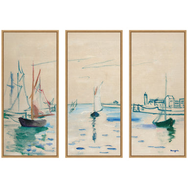 Art Set 3 Piece Set 18x40 Sylvie Natural 1