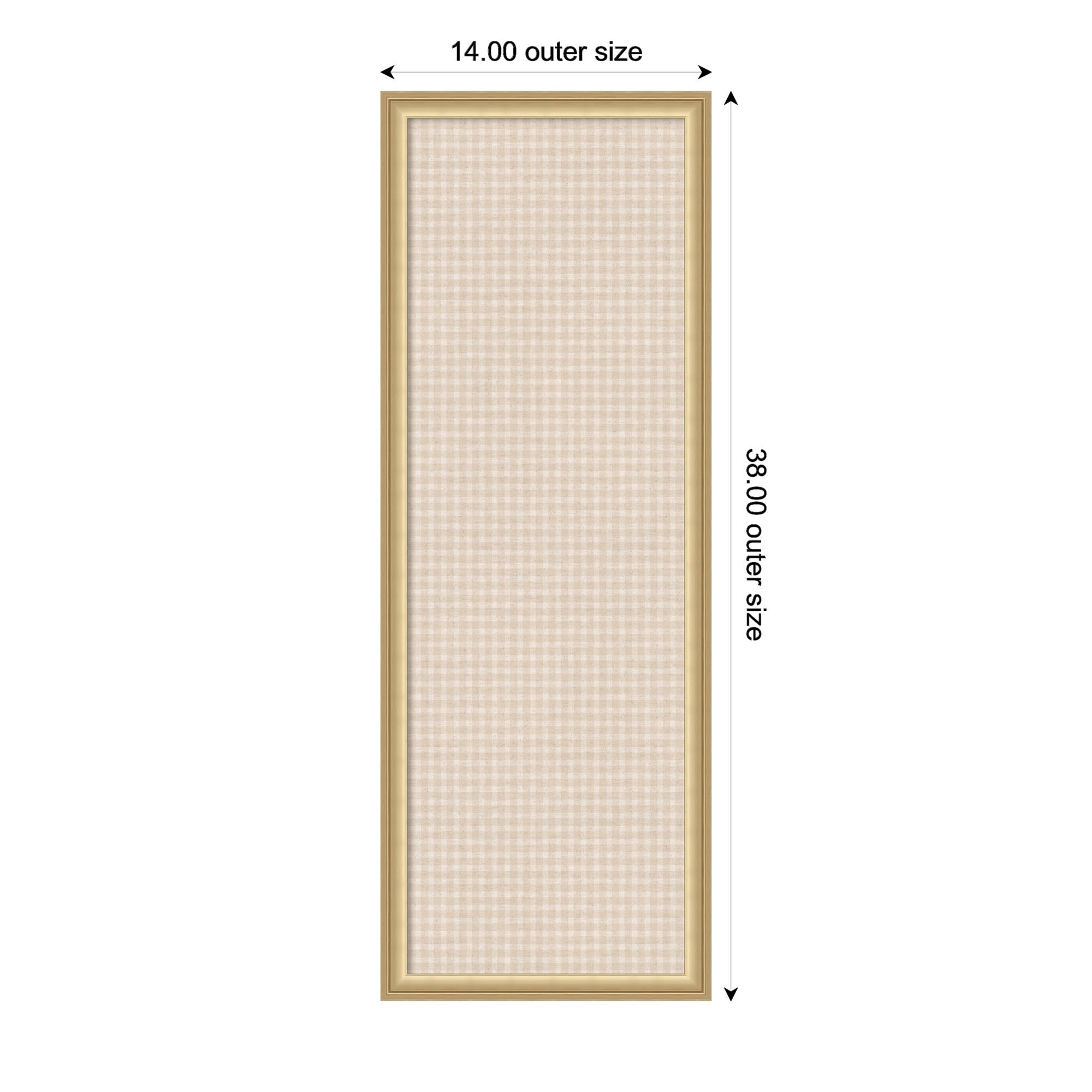 Magnetic Canvas 14x38 Florence Gold 2