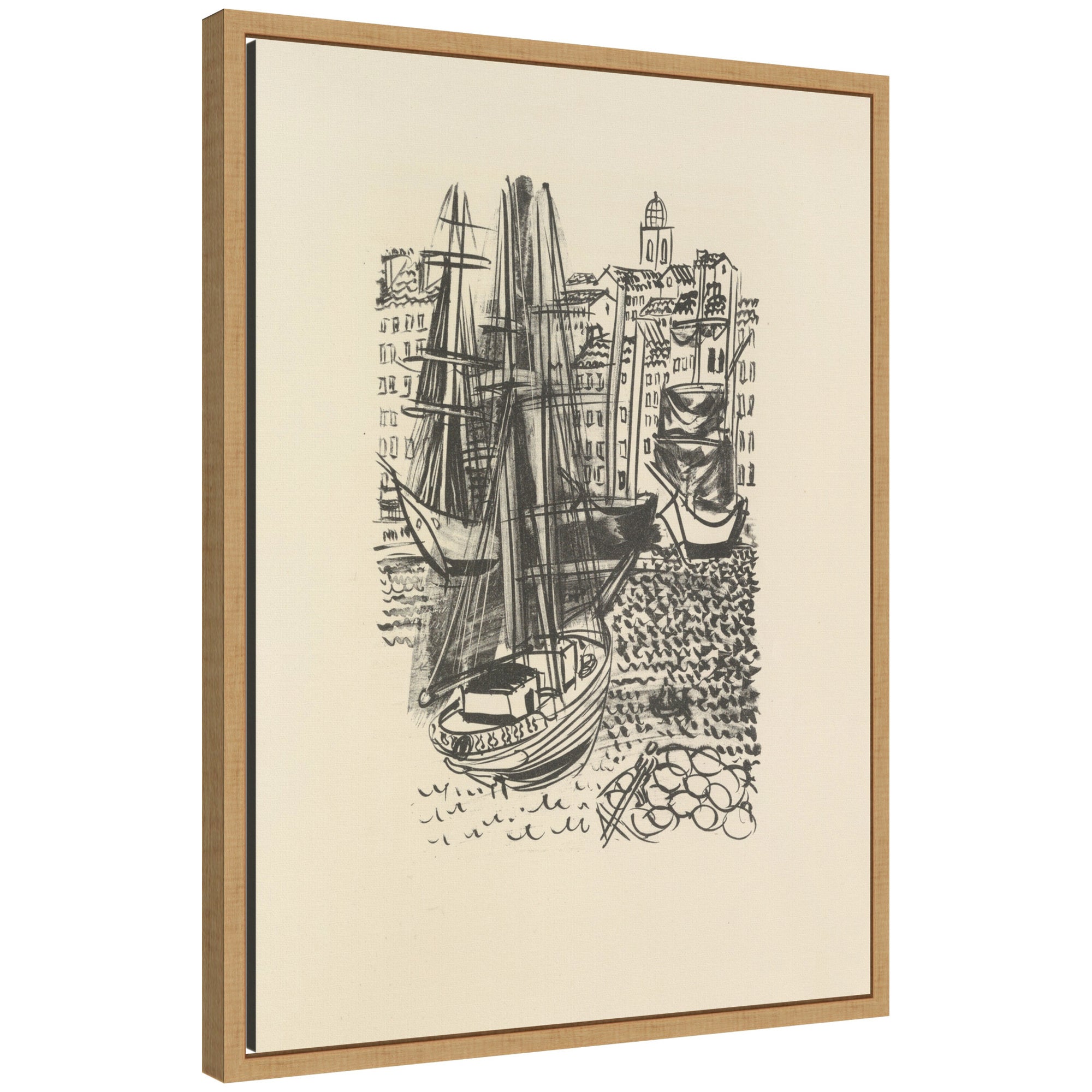 Framed Canvas 18x24 Sylvie Natural 1