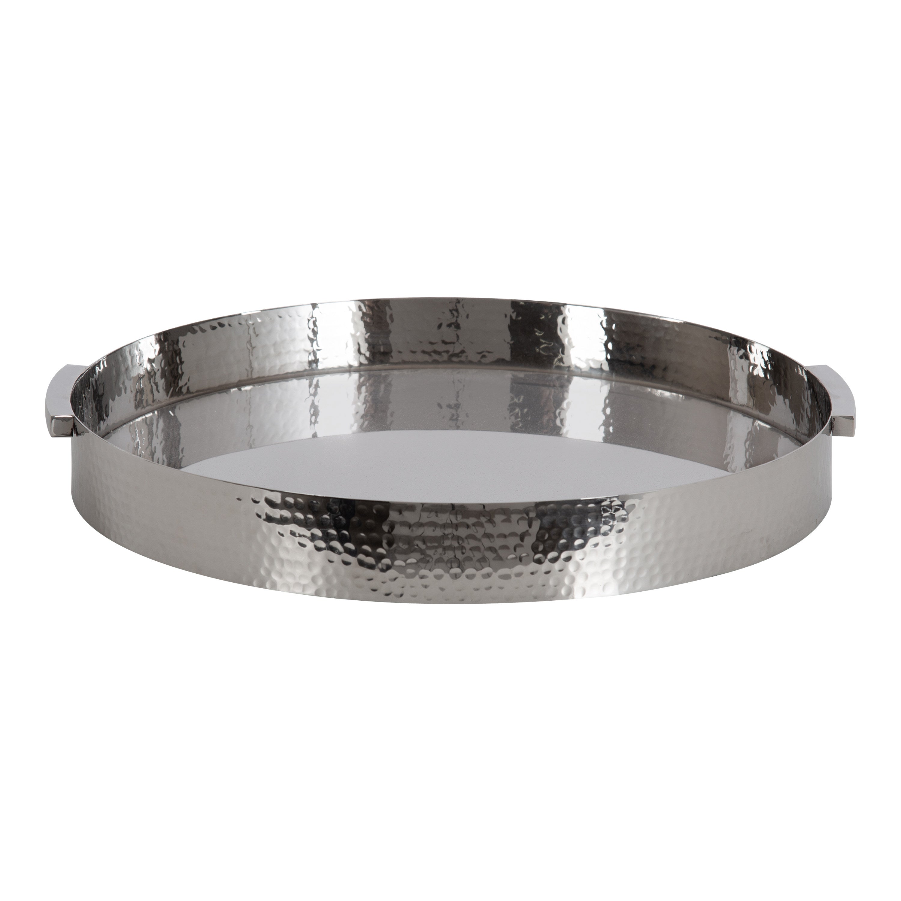 Single Tray 17" Diameter Silver 5